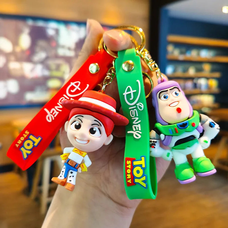 Charming Anime & Cartoon Keychains – Collectible Set
