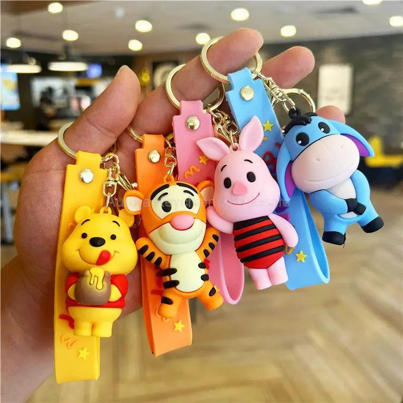 Charming Anime & Cartoon Keychains – Collectible Set