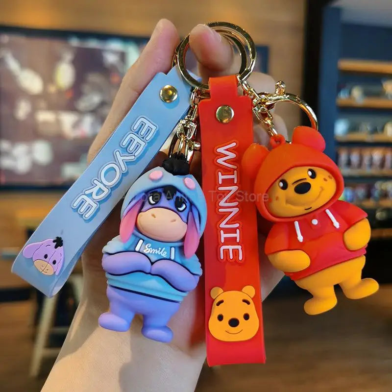 Charming Anime & Cartoon Keychains – Collectible Set