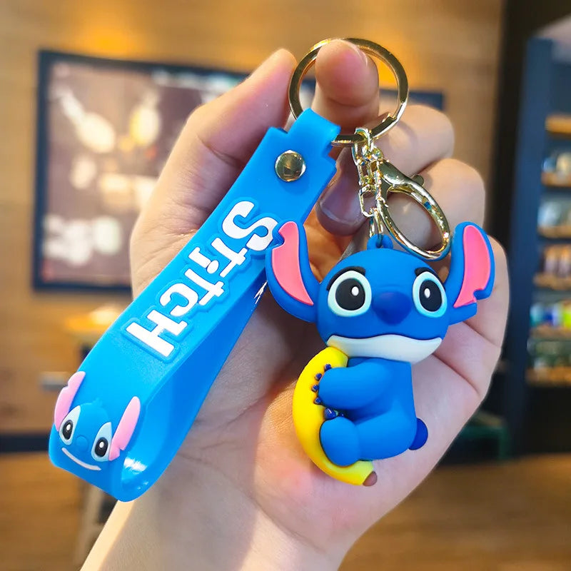 Charming Anime & Cartoon Keychains – Collectible Set