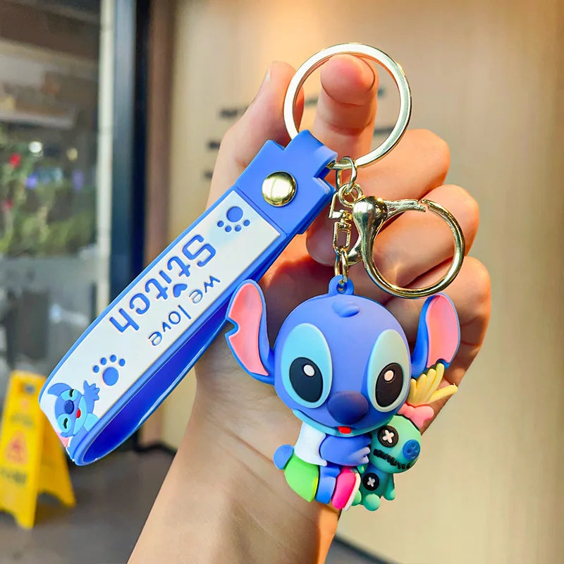 Charming Anime & Cartoon Keychains – Collectible Set