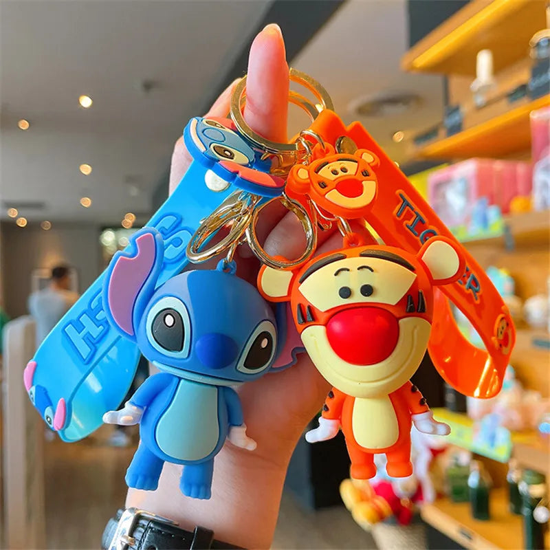 Classic Cat & Mouse Duo Keychains