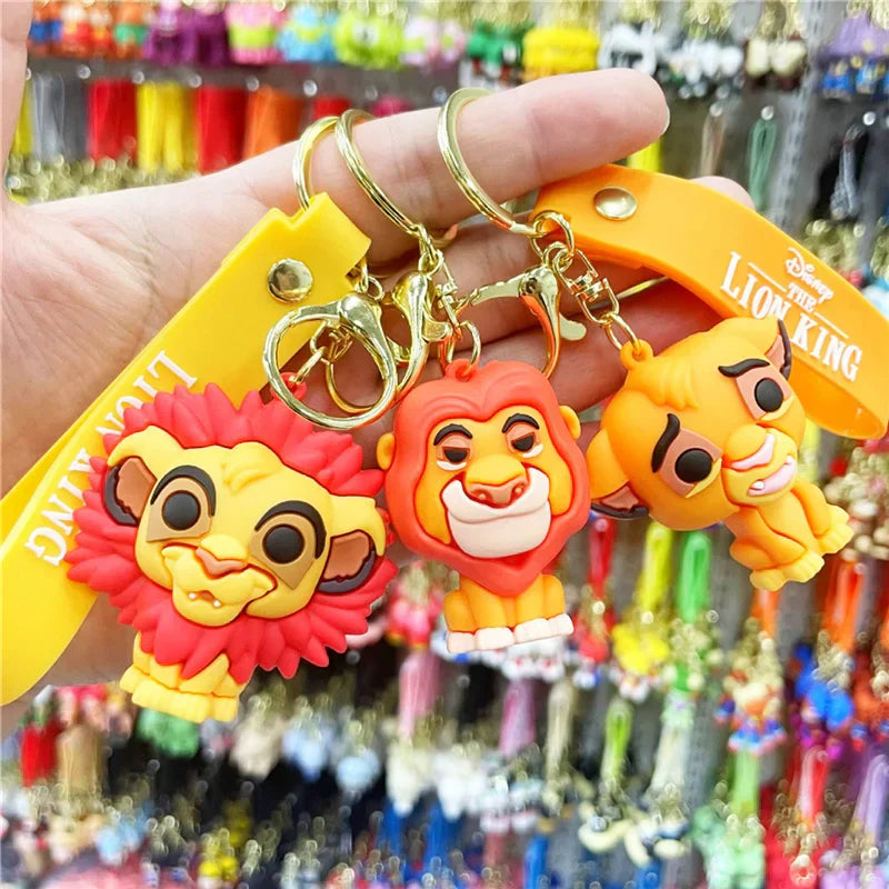 Charming Anime & Cartoon Keychains – Collectible Set