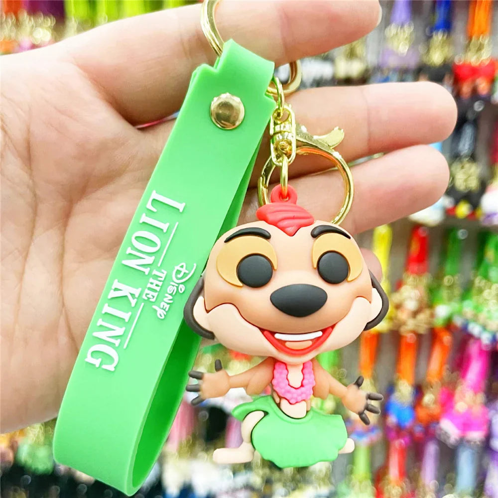 Charming Anime & Cartoon Keychains – Collectible Set