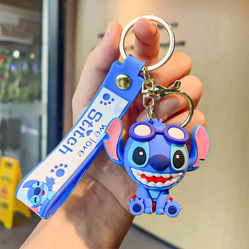 Charming Anime & Cartoon Keychains – Collectible Set