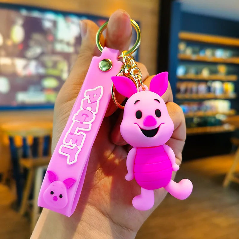 Charming Anime & Cartoon Keychains – Collectible Set