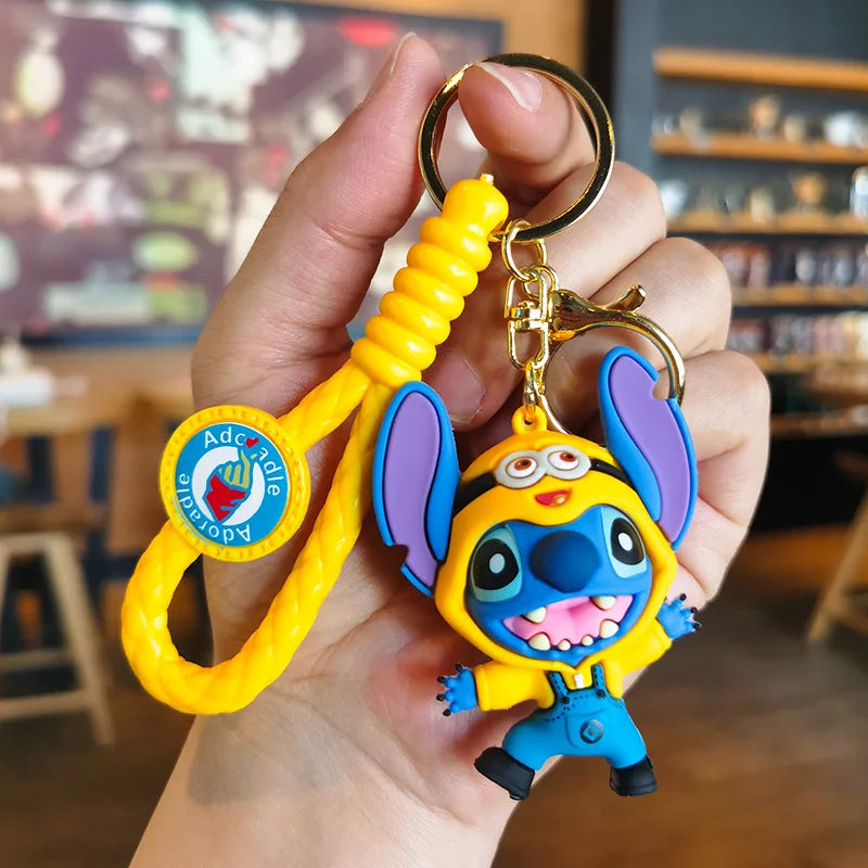 Charming Anime & Cartoon Keychains – Collectible Set