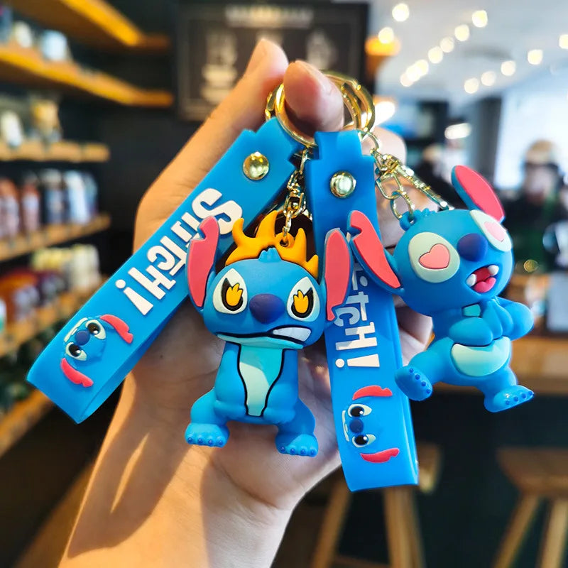 Charming Anime & Cartoon Keychains – Collectible Set