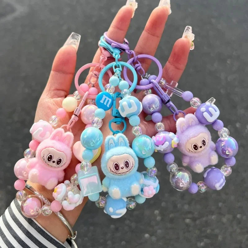 Cute Cartoon Labubu Doll Keychain
