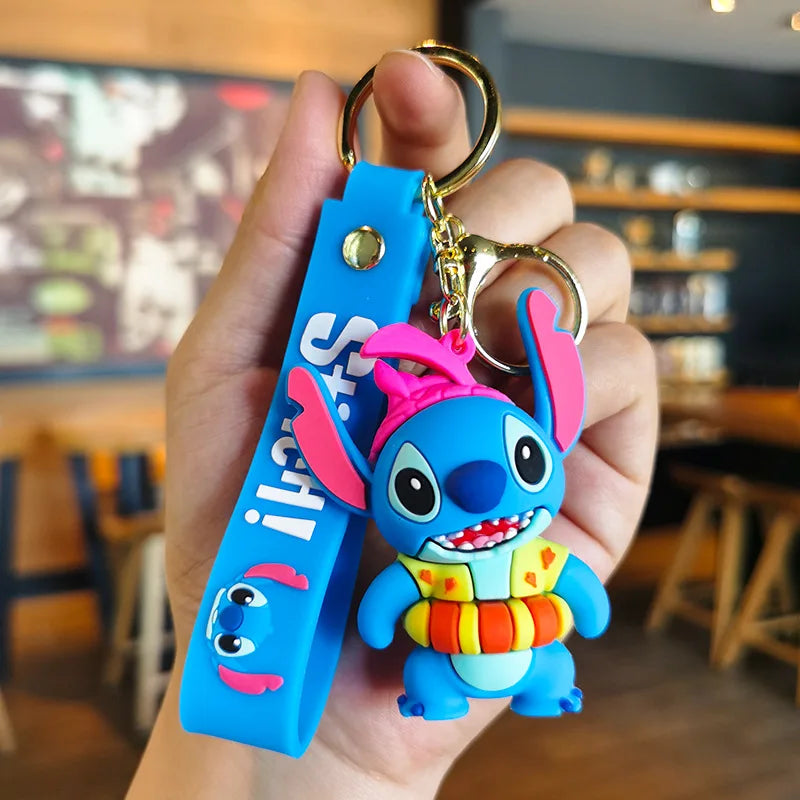 Charming Anime & Cartoon Keychains – Collectible Set