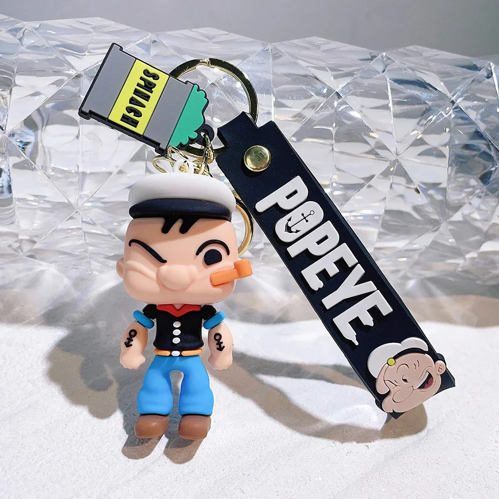 Spinach-Powered Sailor Keychain