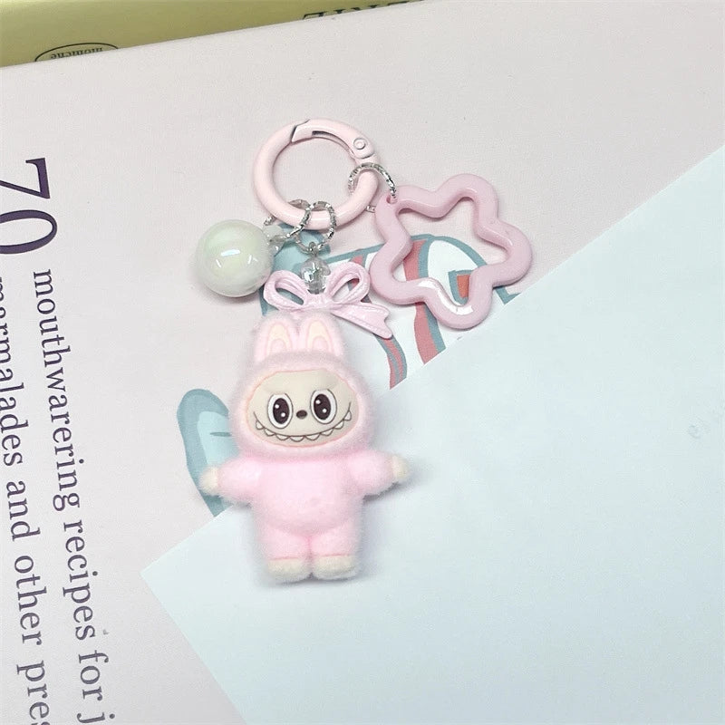 Labubu Bow Keychain