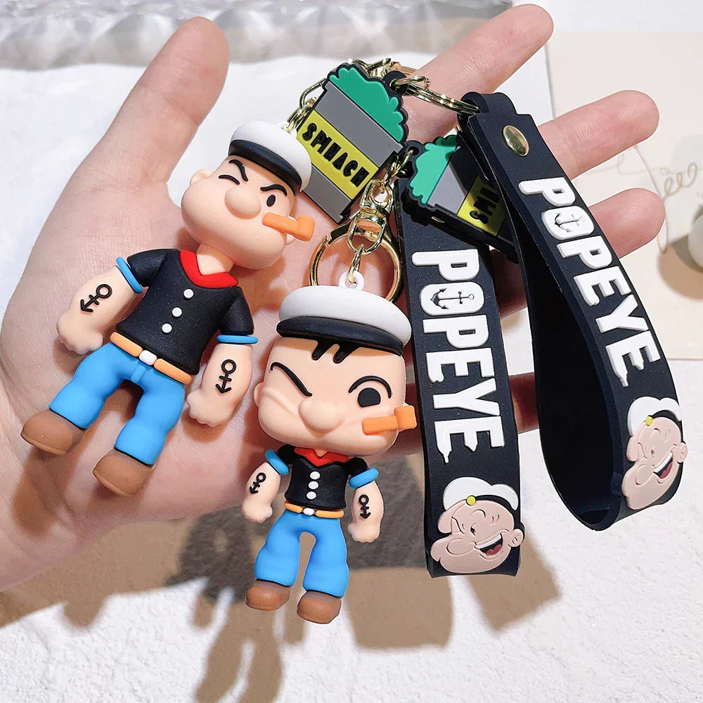 Spinach-Powered Sailor Keychain