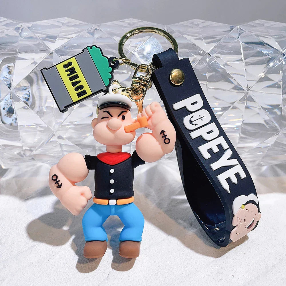 Spinach-Powered Sailor Keychain