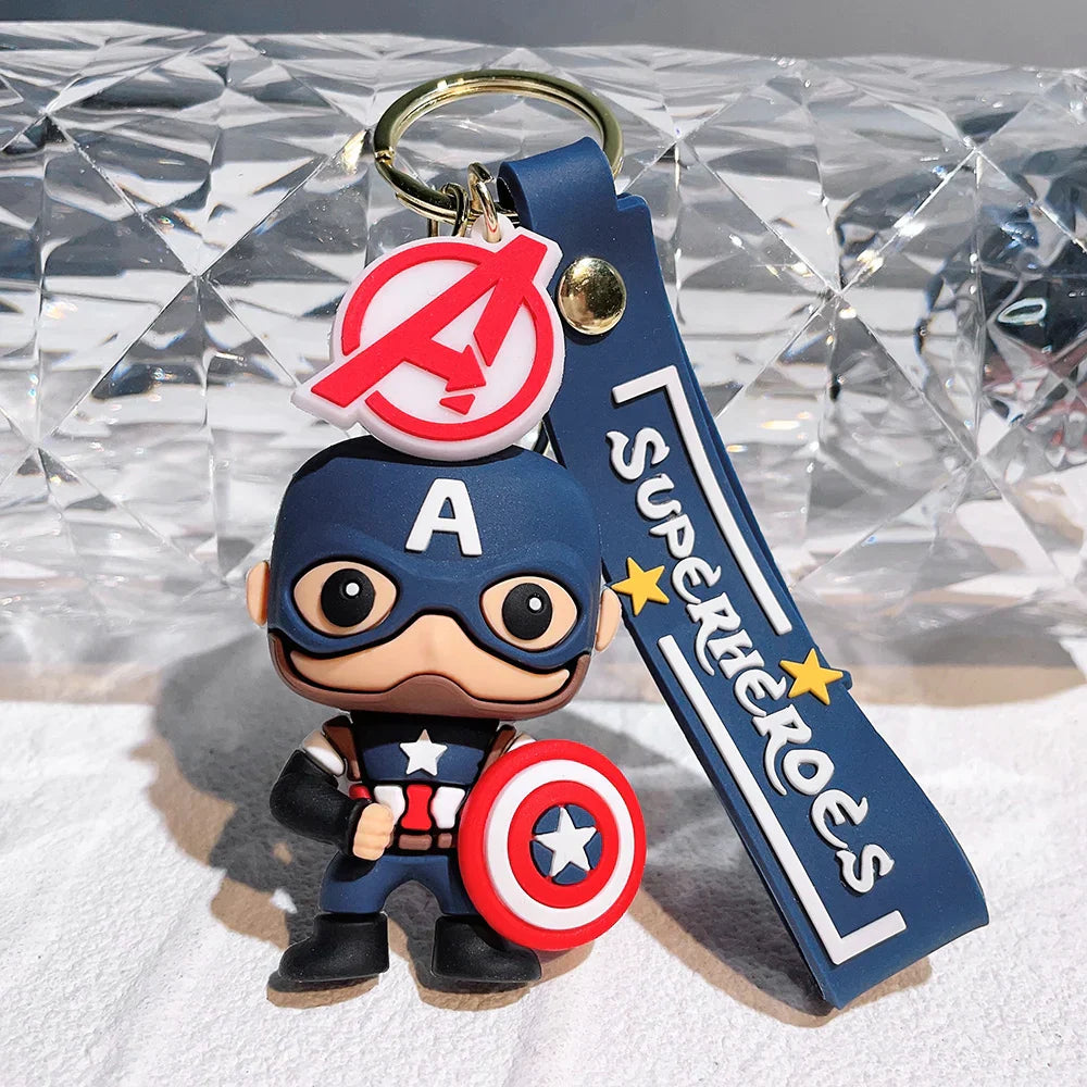 Superhero Silicone Keychains