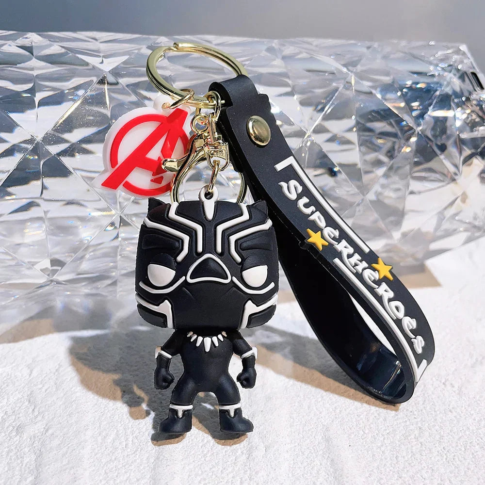 Superhero Silicone Keychains