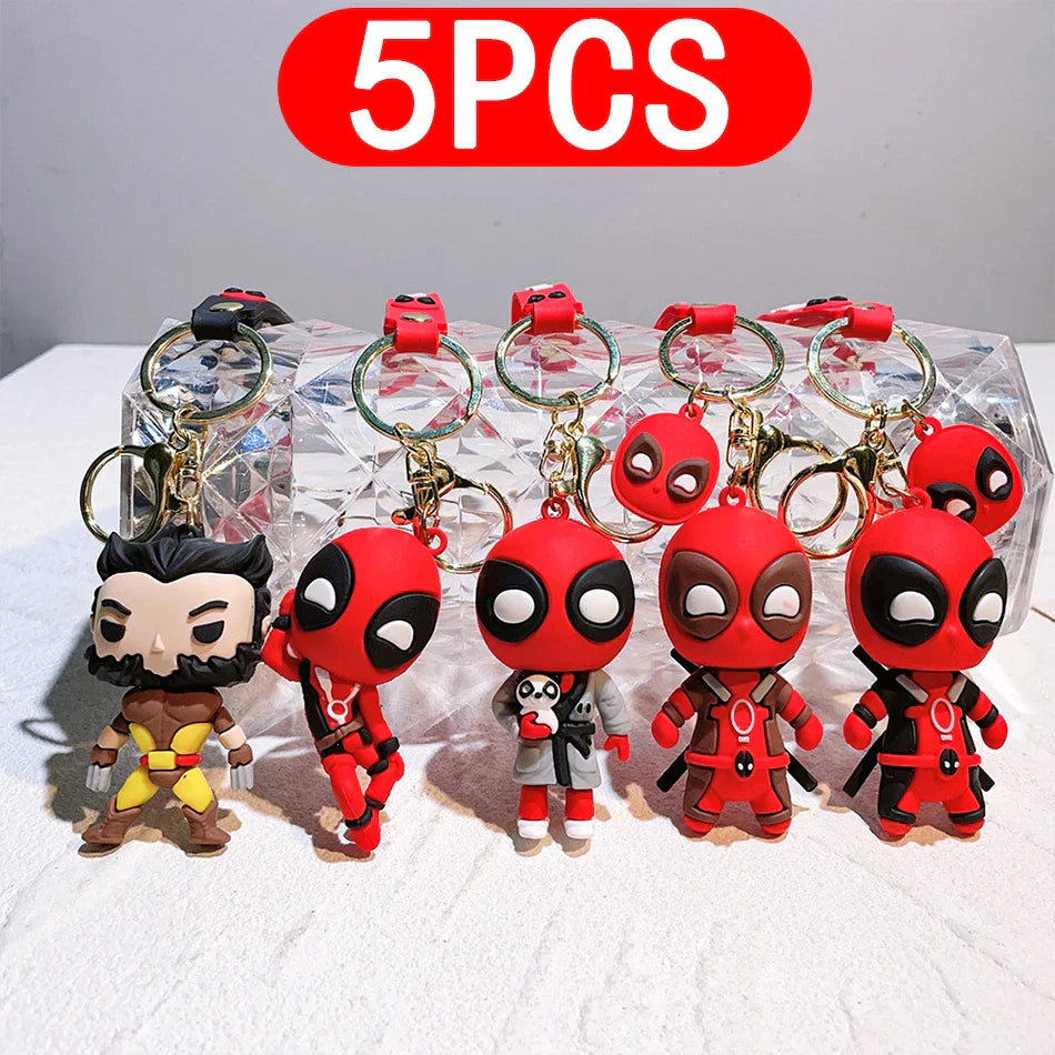 Masked Antihero & Savage Hero Keychain Duo