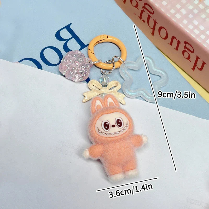 Labubu Bow Keychain