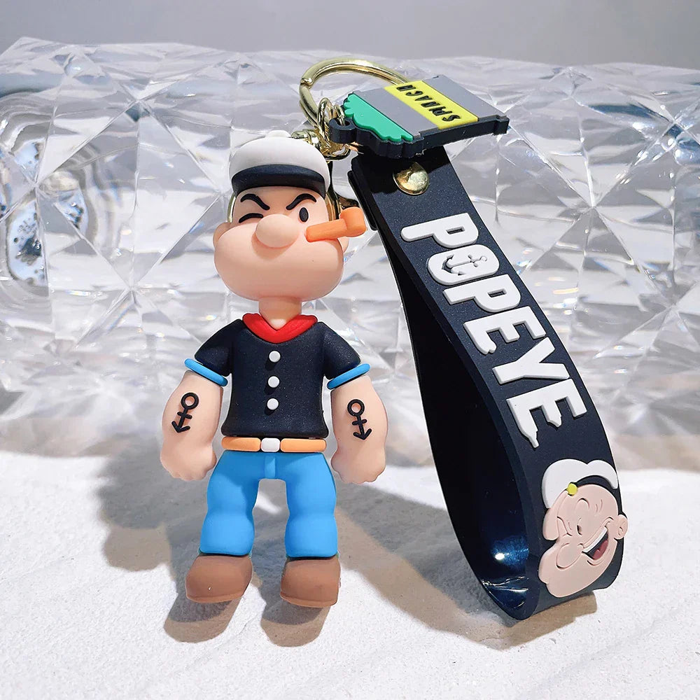 Spinach-Powered Sailor Keychain