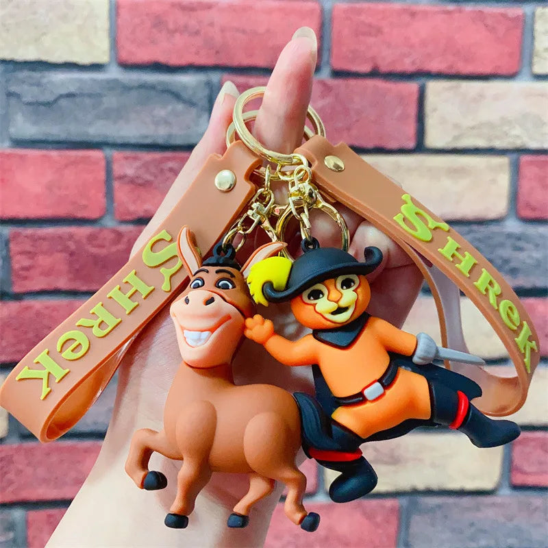 Special Green Monster Family Keychain
